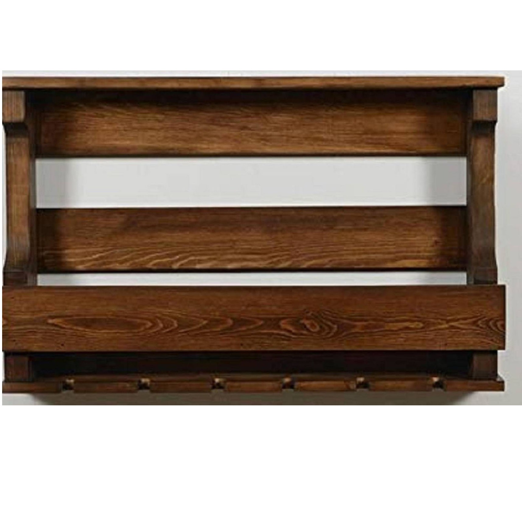 Wooden Bar Cabinet - rear-view