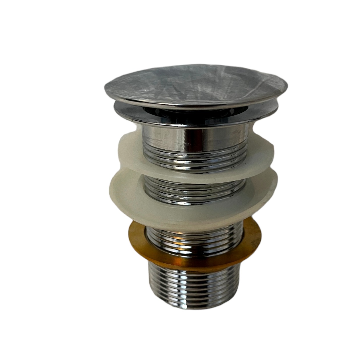Brass Pop-Up Strainer - front_view