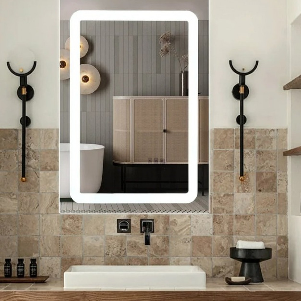Buy Led Lighted Bathroom Mirror online up to 70% off at Apkainterior