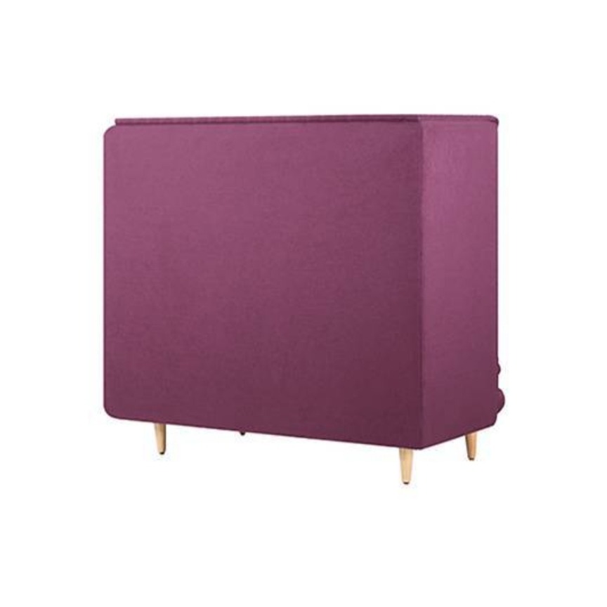 Bielefeld 2 Seater Loveseat Purple Sofa - right_view