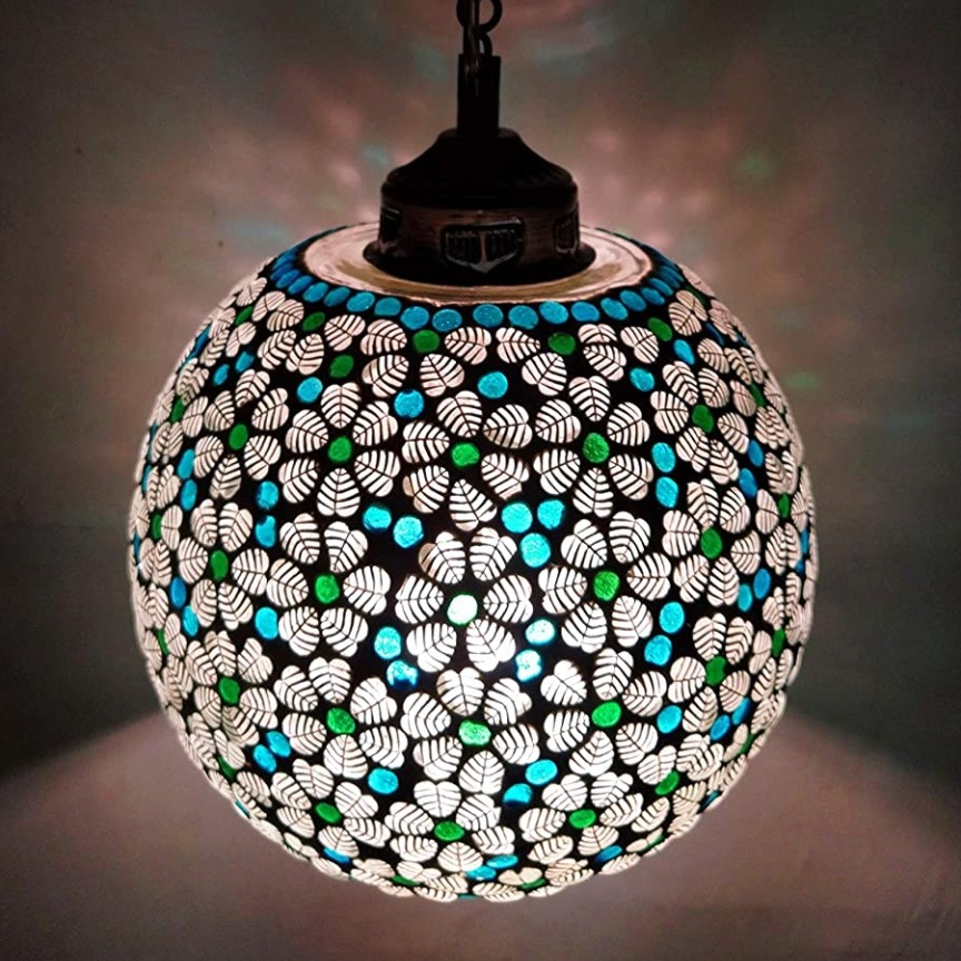 Spherical Hanging lamp - front_view