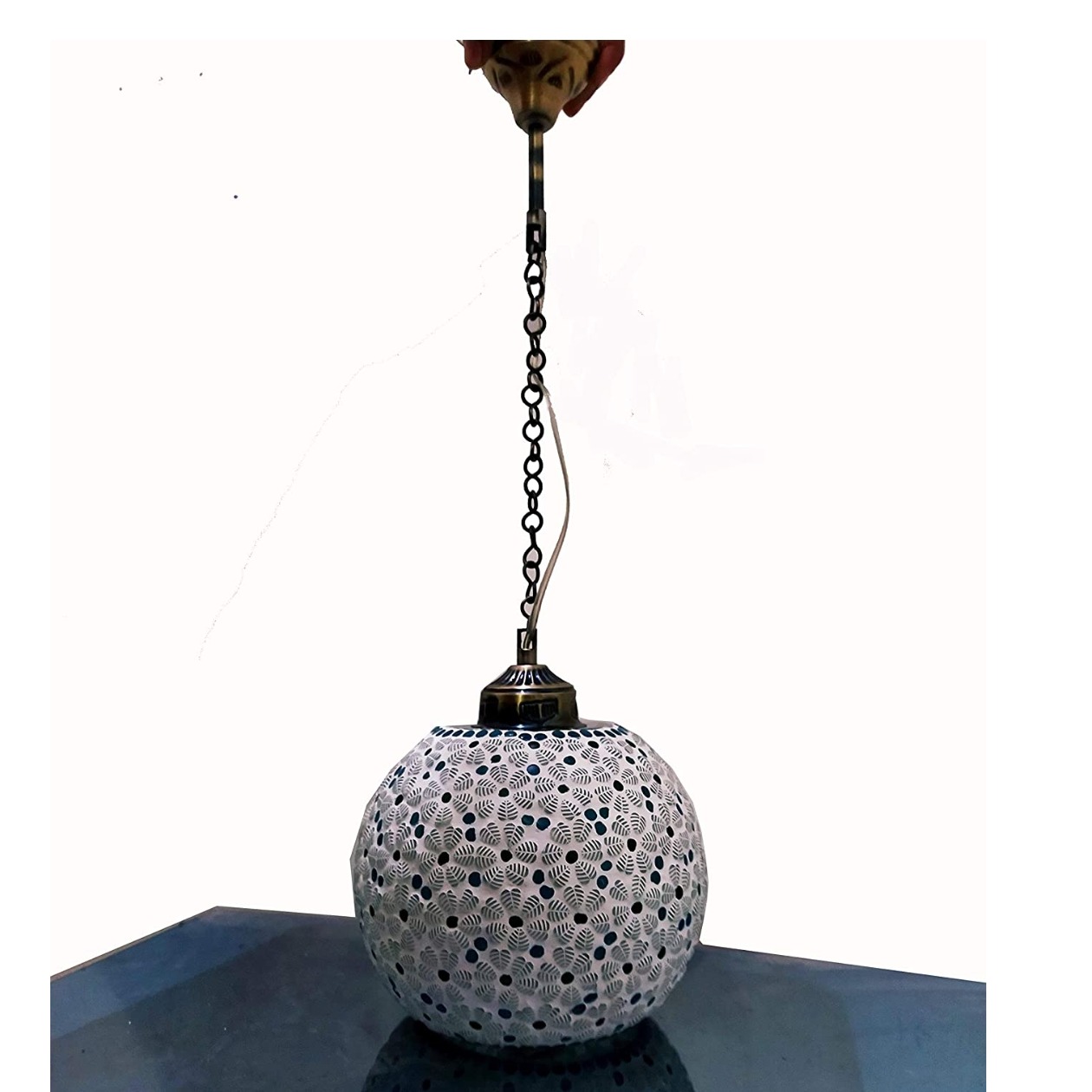 Spherical Hanging lamp - rear_view