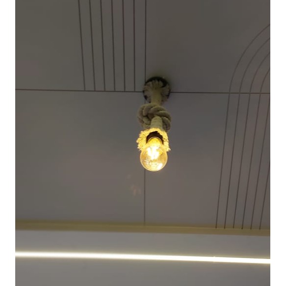 Rope  Hanging Light - bottom_view