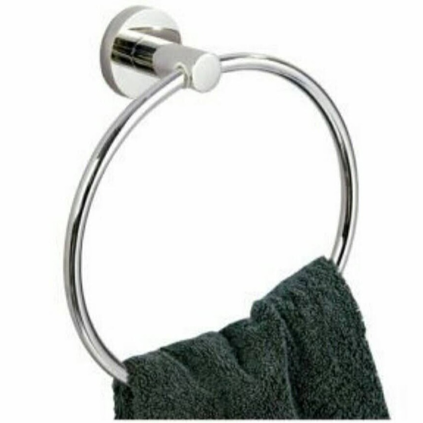 SS Towel Ring With Chrome Plated - top_view