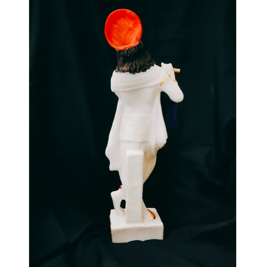 Lord Krishna Resin Idol - rear_view