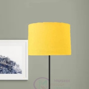 Antique Villa Lampshade with Yellow Color - top_view