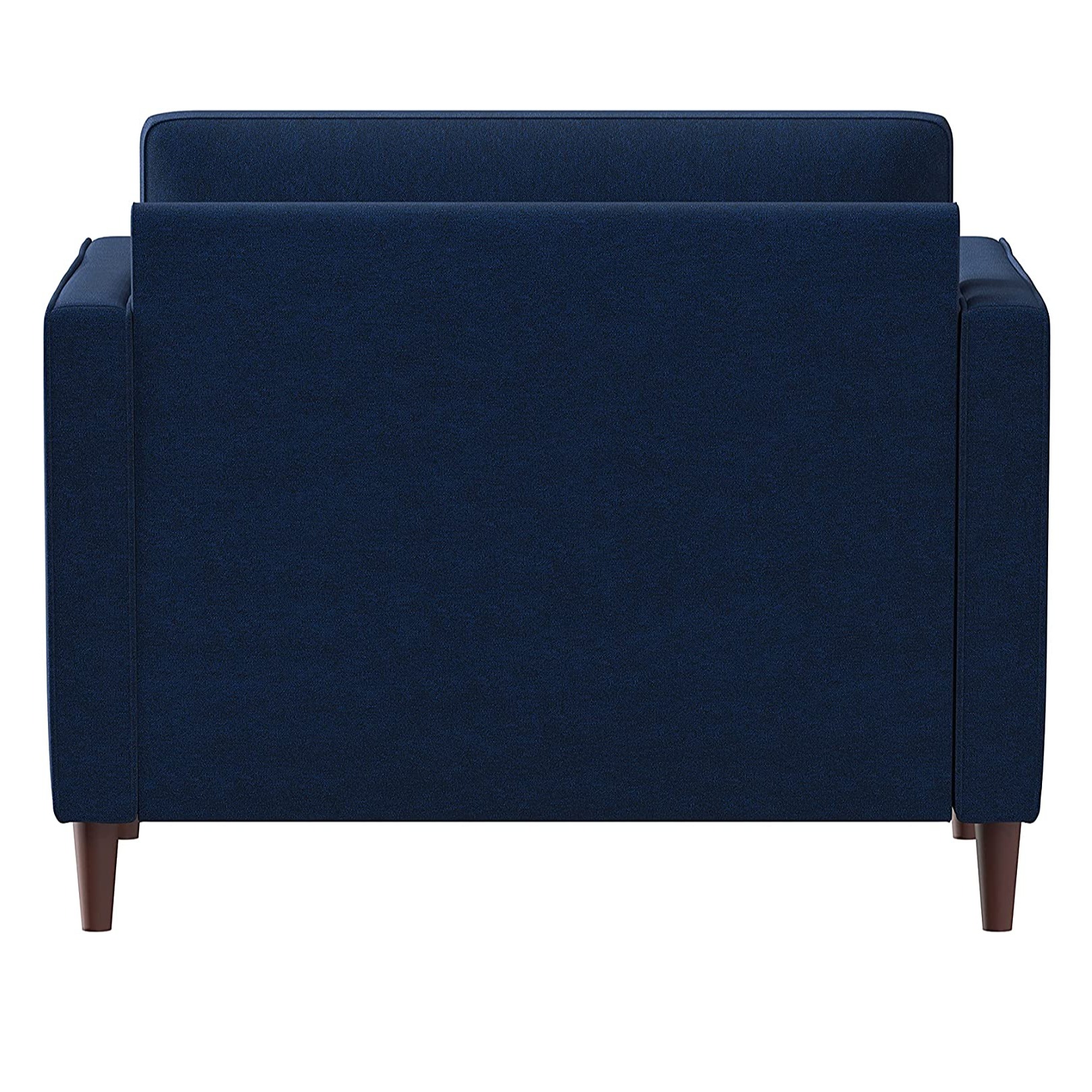 Arm Chair With Cushion (Blue) - rear_view