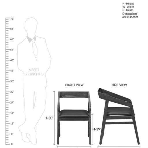 Anjaneya Royal Arm chair - rear_view