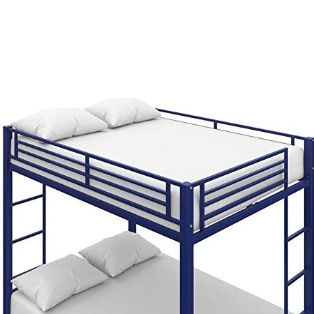 Crater Metal Bunk Bed (Blue) - left_view
