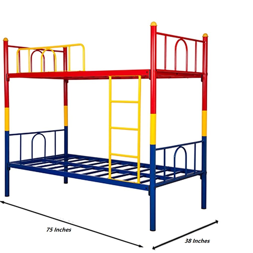 Crater Metal Bunk Bed In Multicolor - right_view