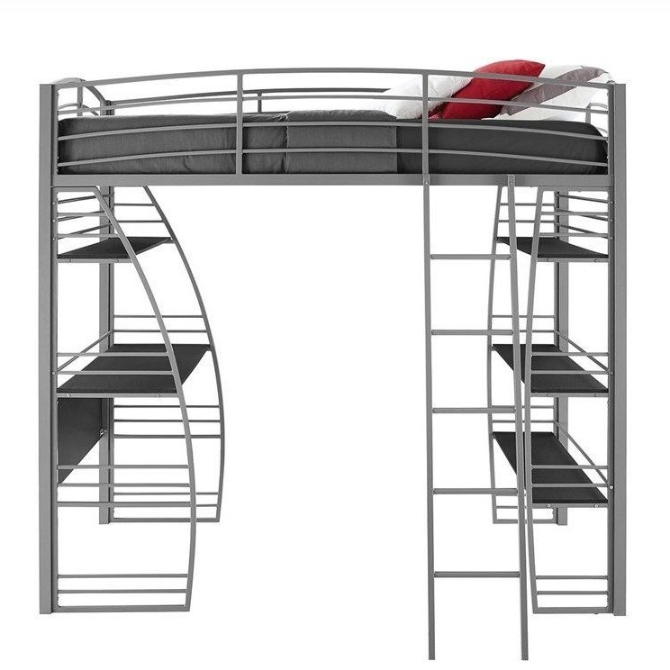 Winnipeg Loft Bed With Table - front_view