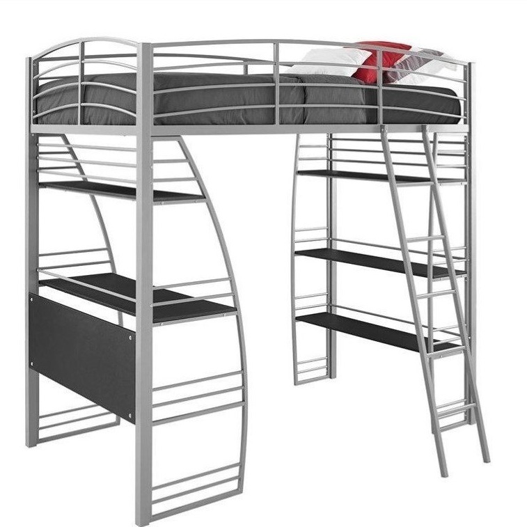 Winnipeg Loft Bed With Table - right_view