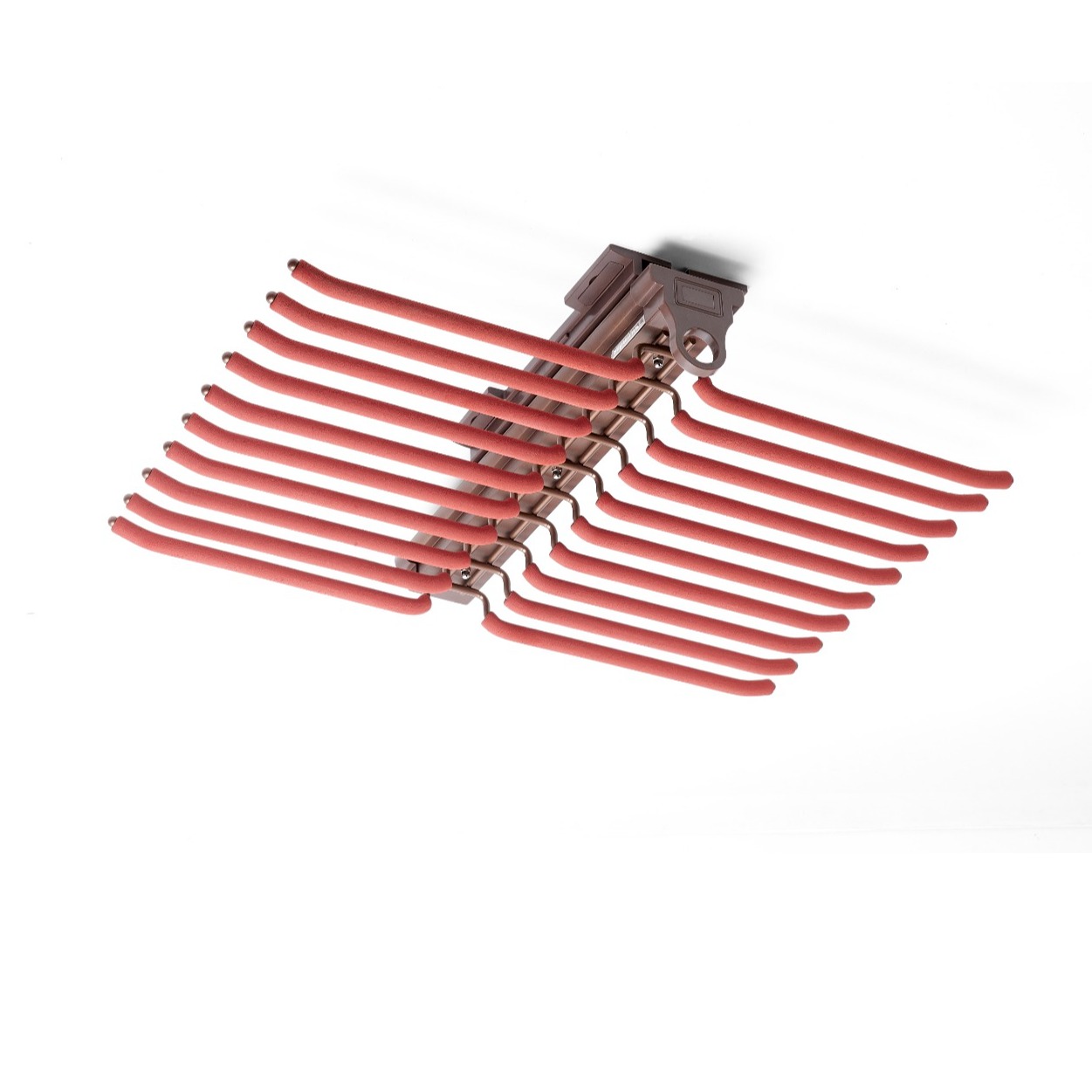 Memphis Double Line Trouser Rack (24x17x4 Inch) - rear_view