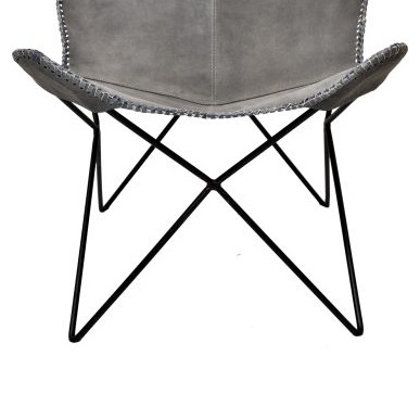 Varg Butterfly Chair With Iron Stand - left_view