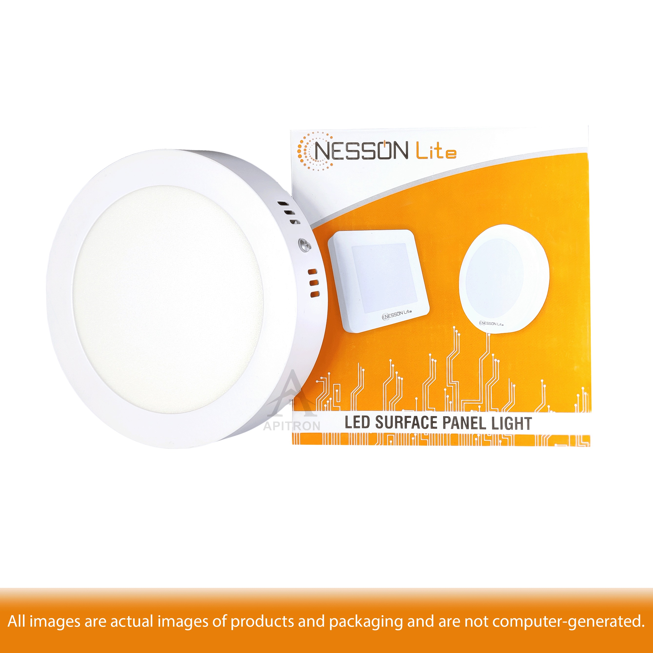 NESSON Lite 12W LED Surface Panel Light Pack of 4 - right_view