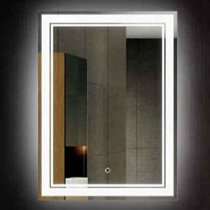 Led Mirror With Touch sensor - front_view