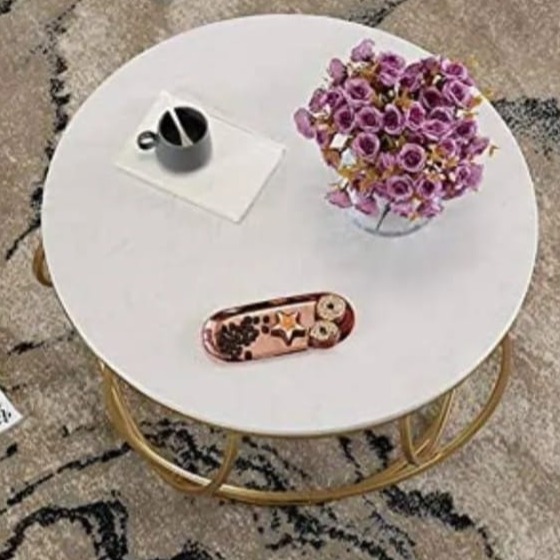 Metal Coffee Table - front_view