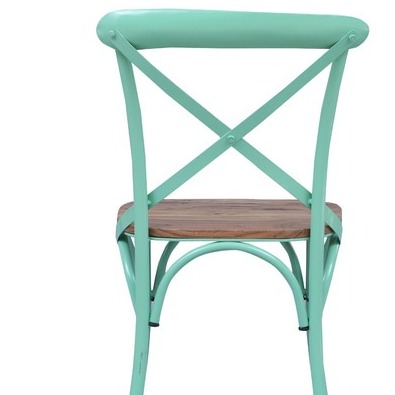 Varg Metallic Cafe Chair - front_view