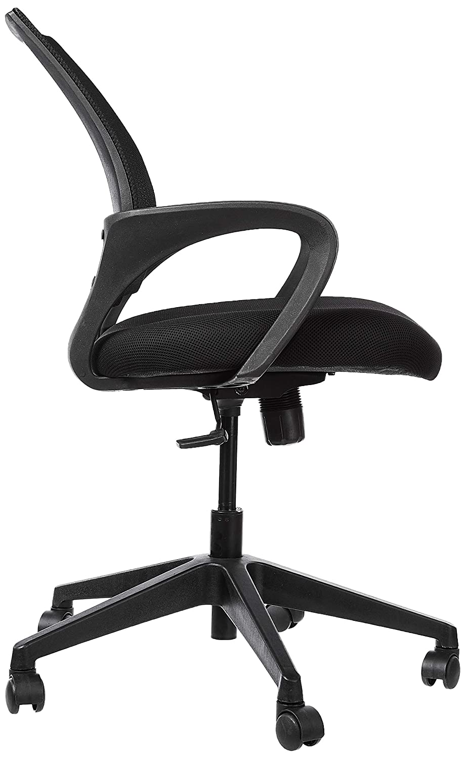 Office Arm Net Chair In Black - rear_view