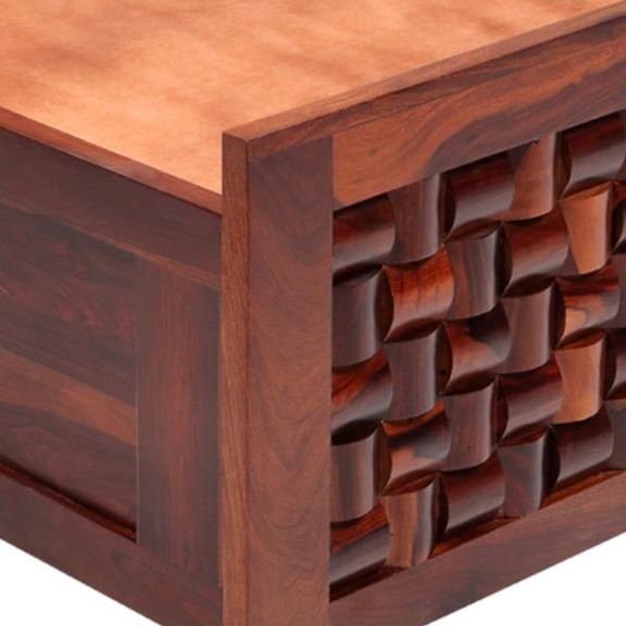 Crocus Wooden King Size Bed With Storage - bottom_view