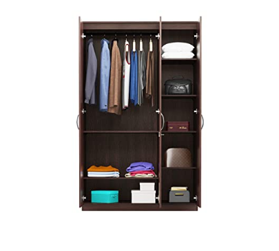 Engineered Rene Wood Wardrobe (3 Doors) - top_view