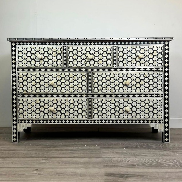 Bone Inlay Sideborad - front_view