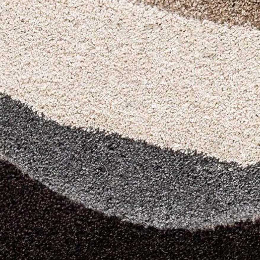Luxurious Geometric Plush Shaggy Carpet - bottom_view