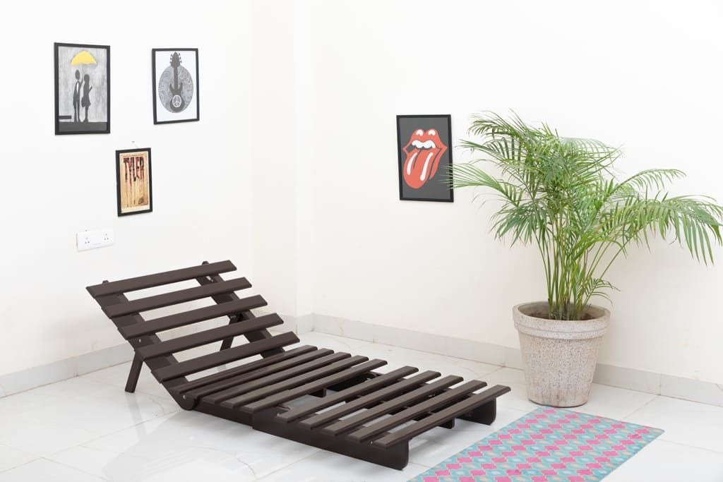 Single Futon Sofa Cum Bed - top_view