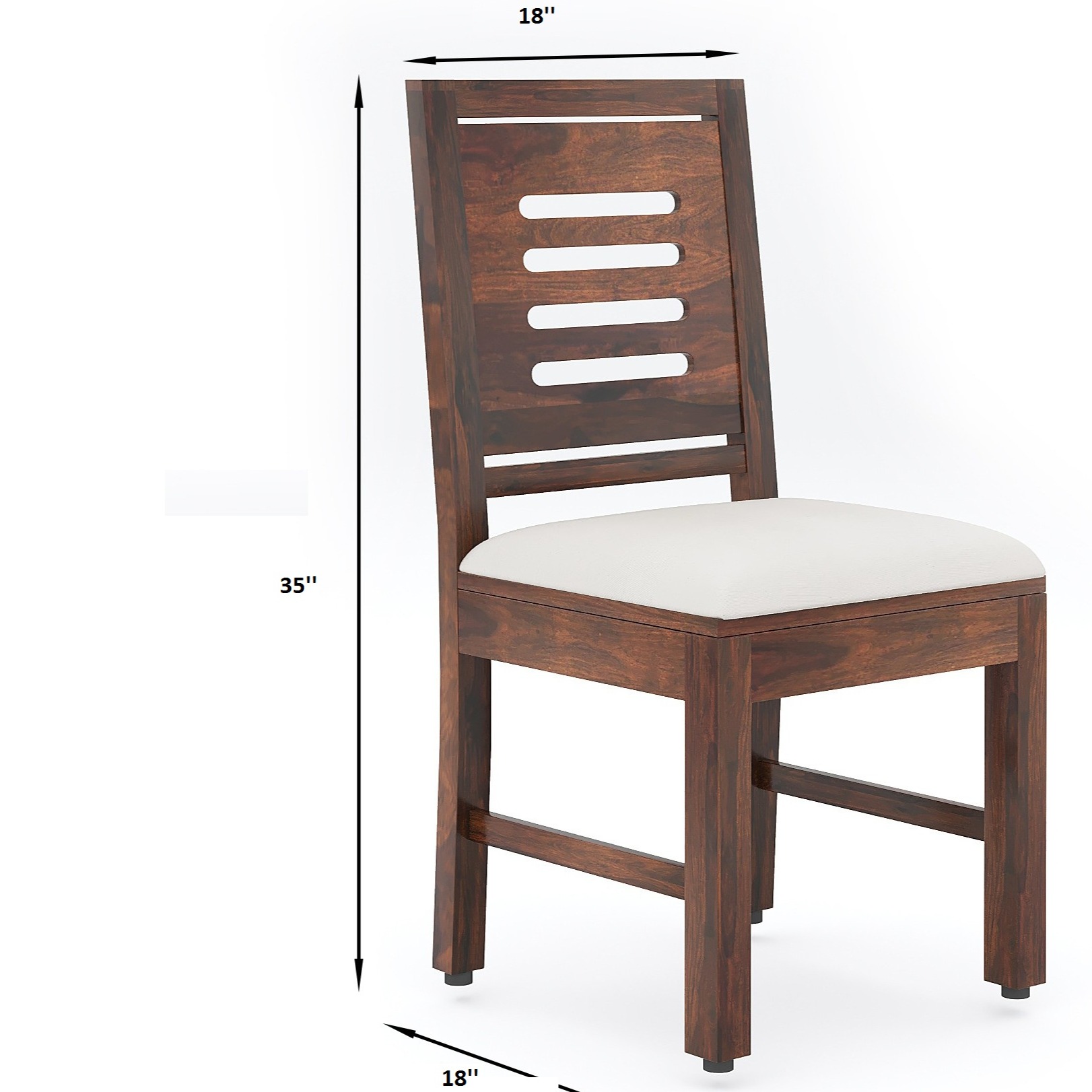 Premium Sheesham Wood Solid Wood 8 Seater Dining Set - right_view