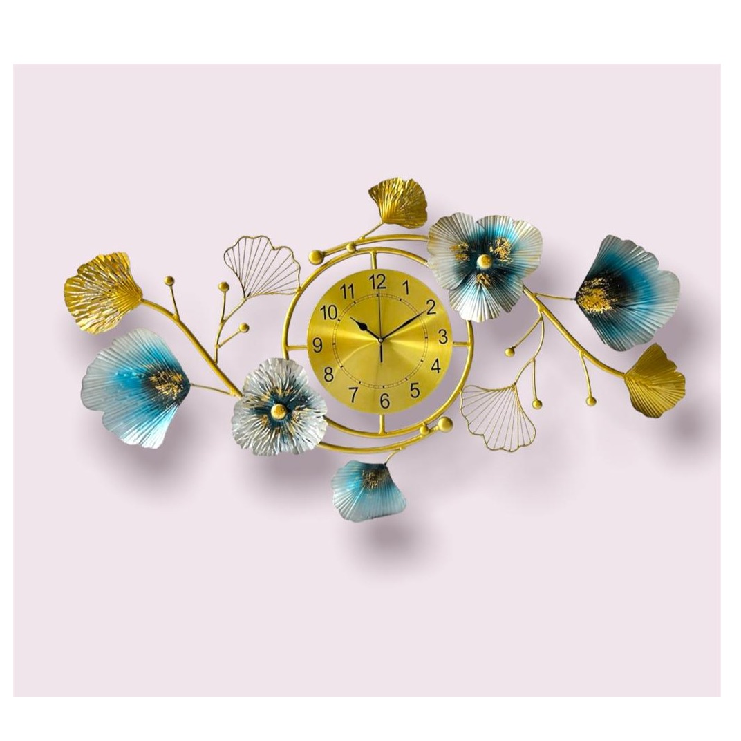 Iron Tanner Clock Wall Art - front_view