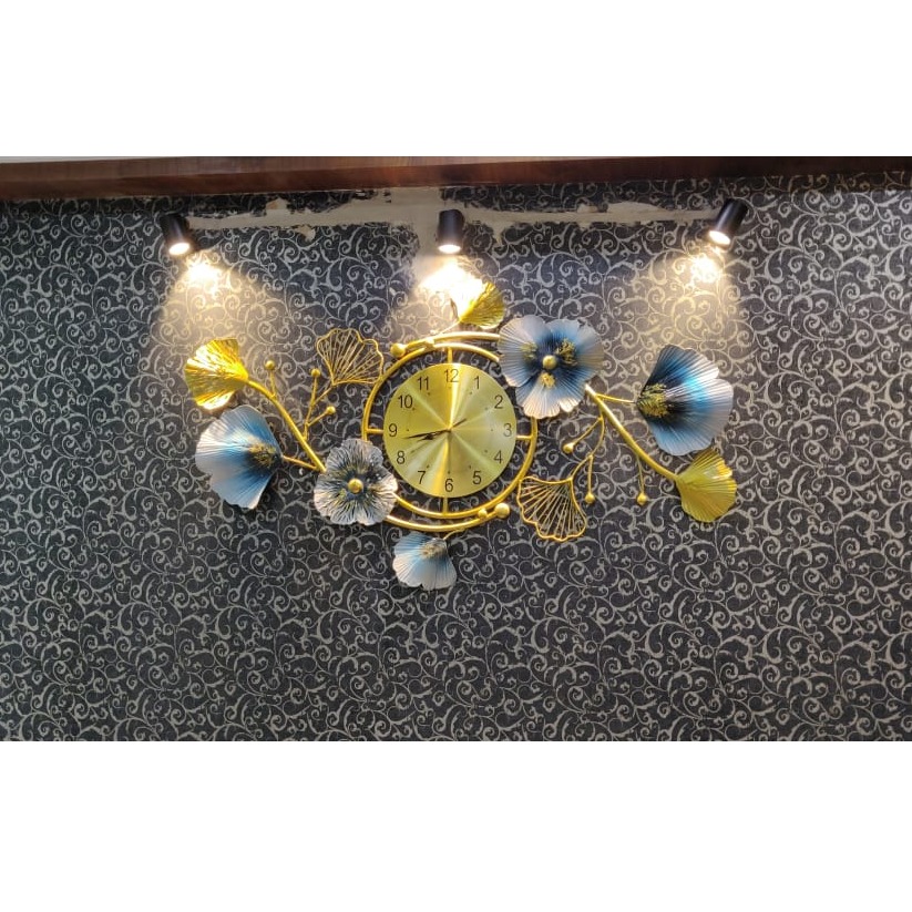 Iron Tanner Clock Wall Art - right_view