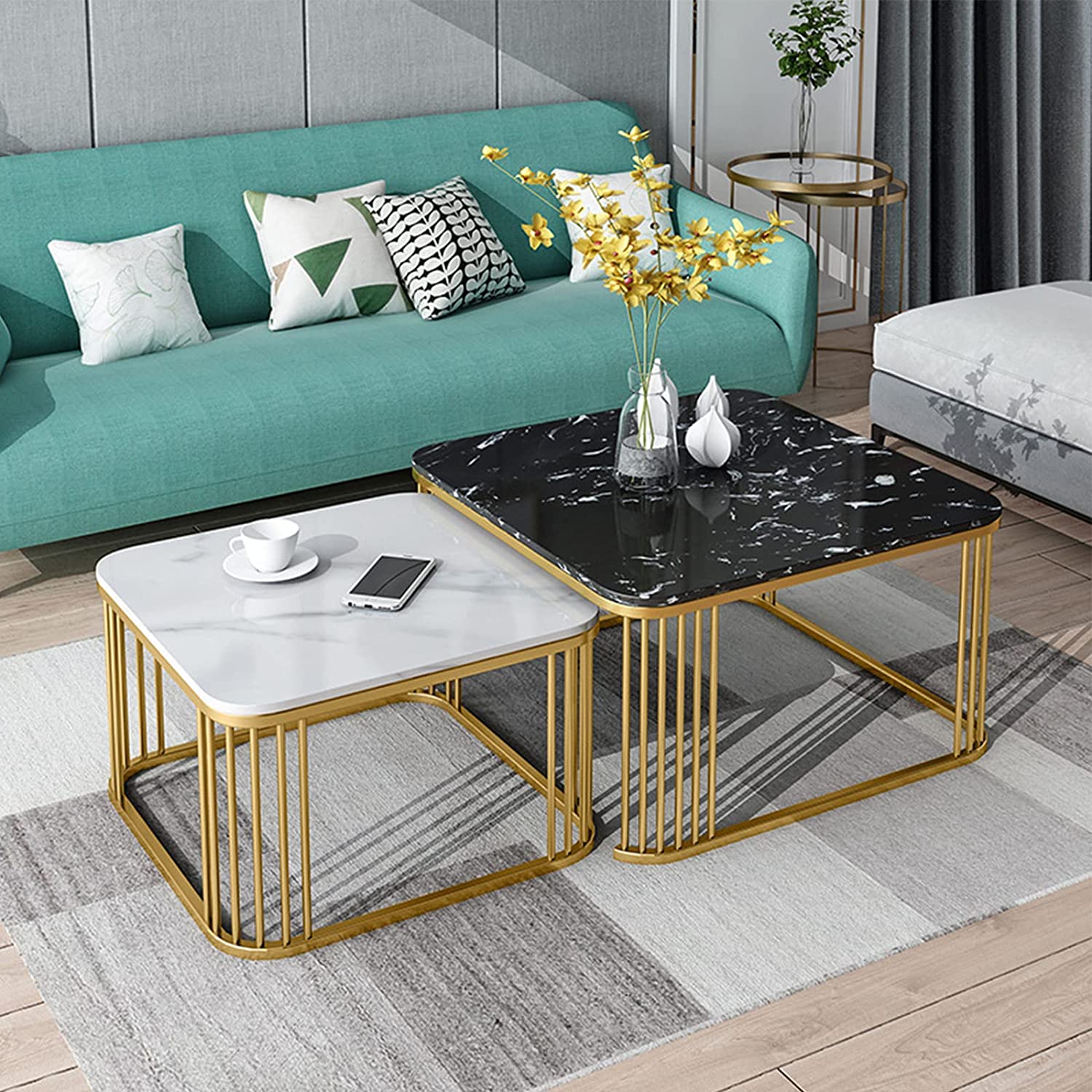 Nesting Center Table - front_view