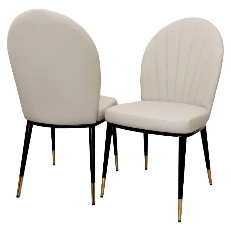 Elise Marble Top Dining Set With 4 Chair - front_view
