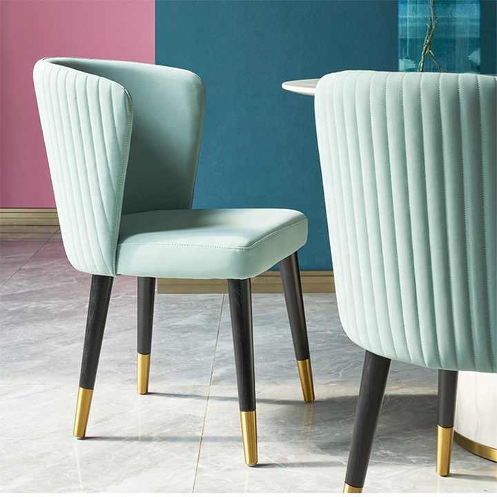 Denver Marble Dining Table With 6 Chairs - front_view