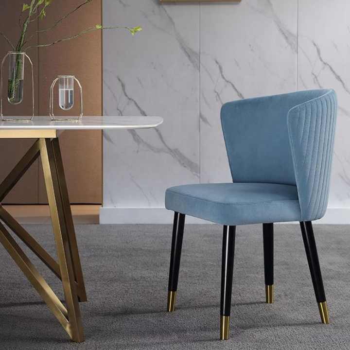 Denver Marble Dining Table With 6 Chairs - right_view