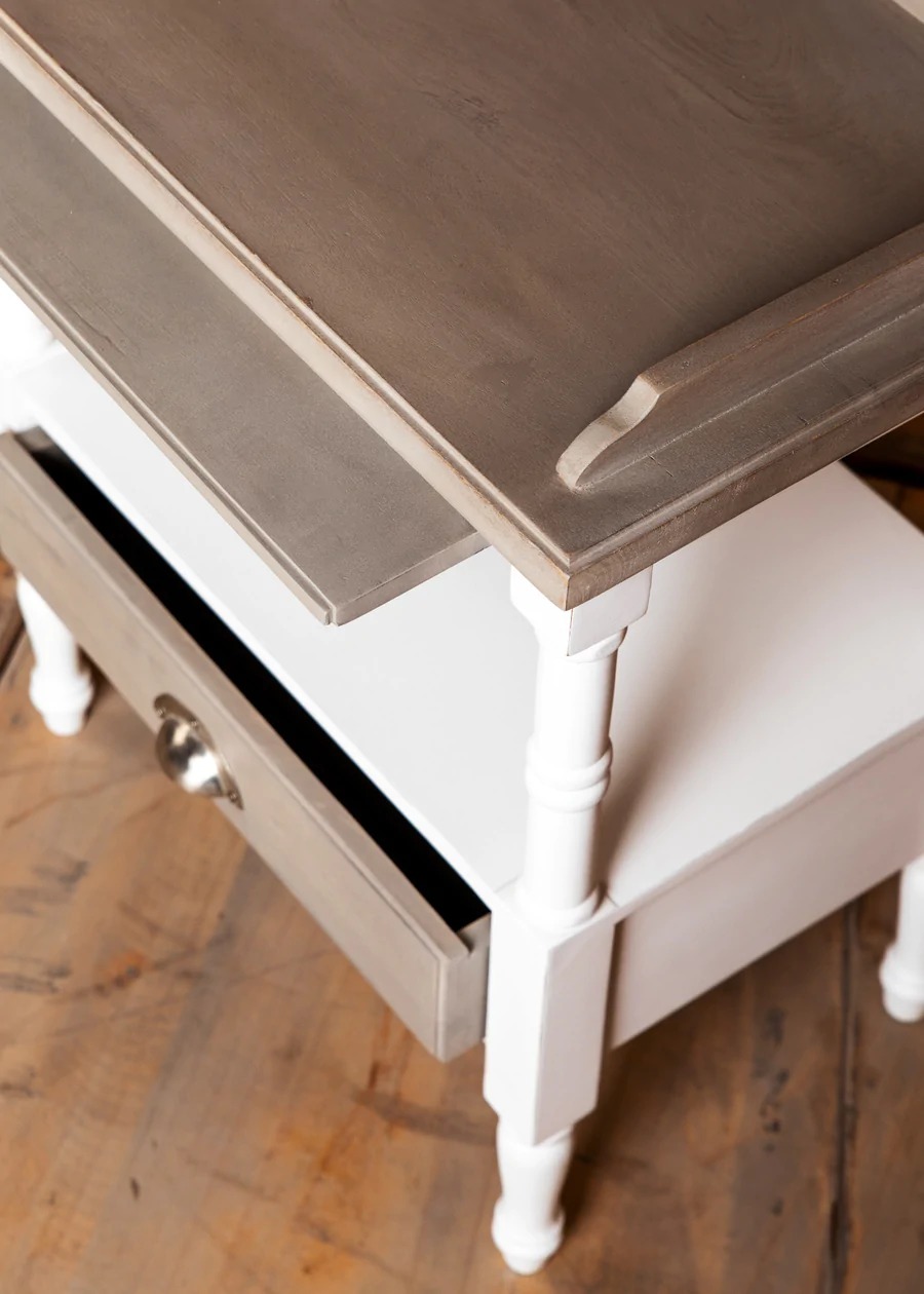 Seattle Living Room Bedside Table - front_view