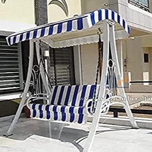 Oonjal Solid Iron 3 Seater Swing - rear_view