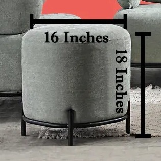 Cozy Hugo Sofa Set With 2 Puffy - top_view