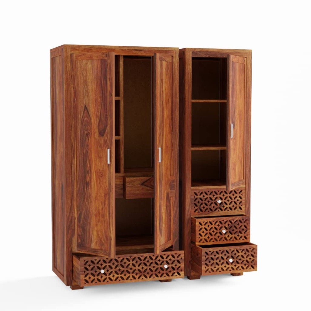 Roncrey 3 Door Multi Utility Wardrobe - top_view