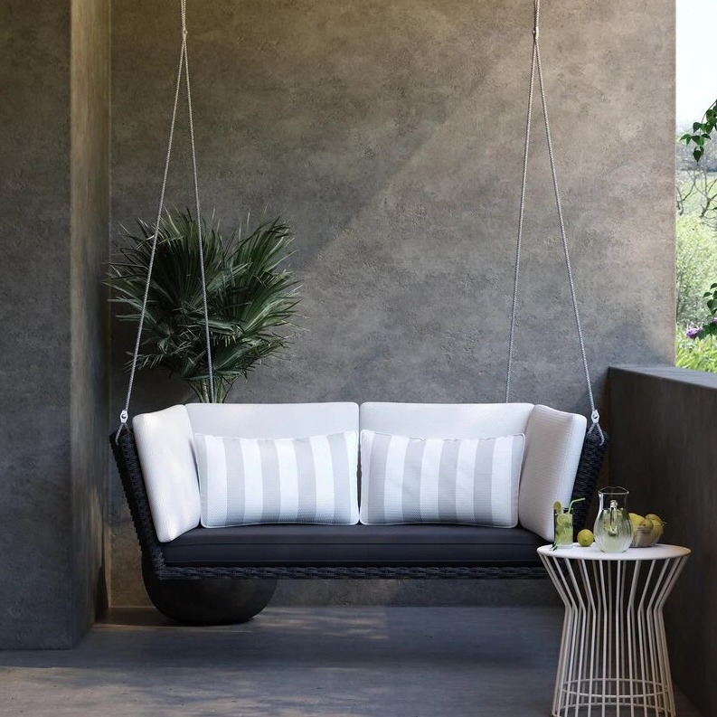 Tasmania Double Seater Hanging Swing - rear_view