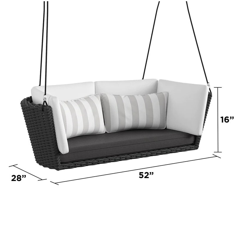 Tasmania Double Seater Hanging Swing - left_view