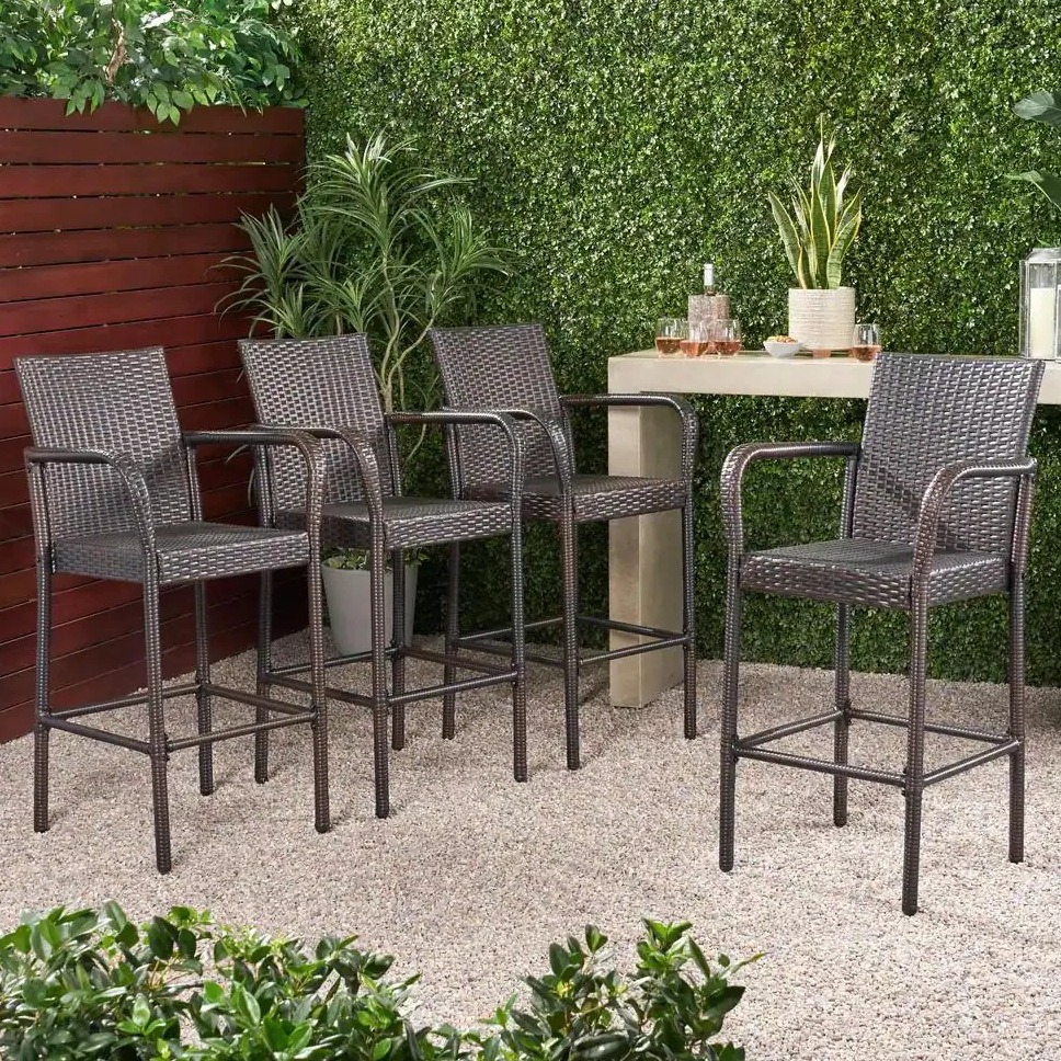 Cumbria Outdoor Garden Chair In Brown - top_view