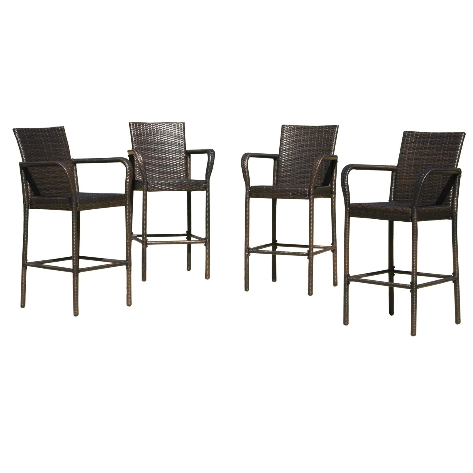 Cumbria Outdoor Garden Chair In Brown - left_view