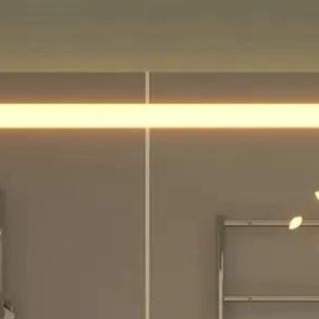 Premium Frameless Rectangular Led Bathroom Mirror - top_view
