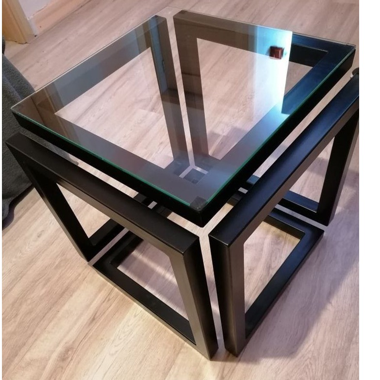 Dave Cuboid Side Table - front_view