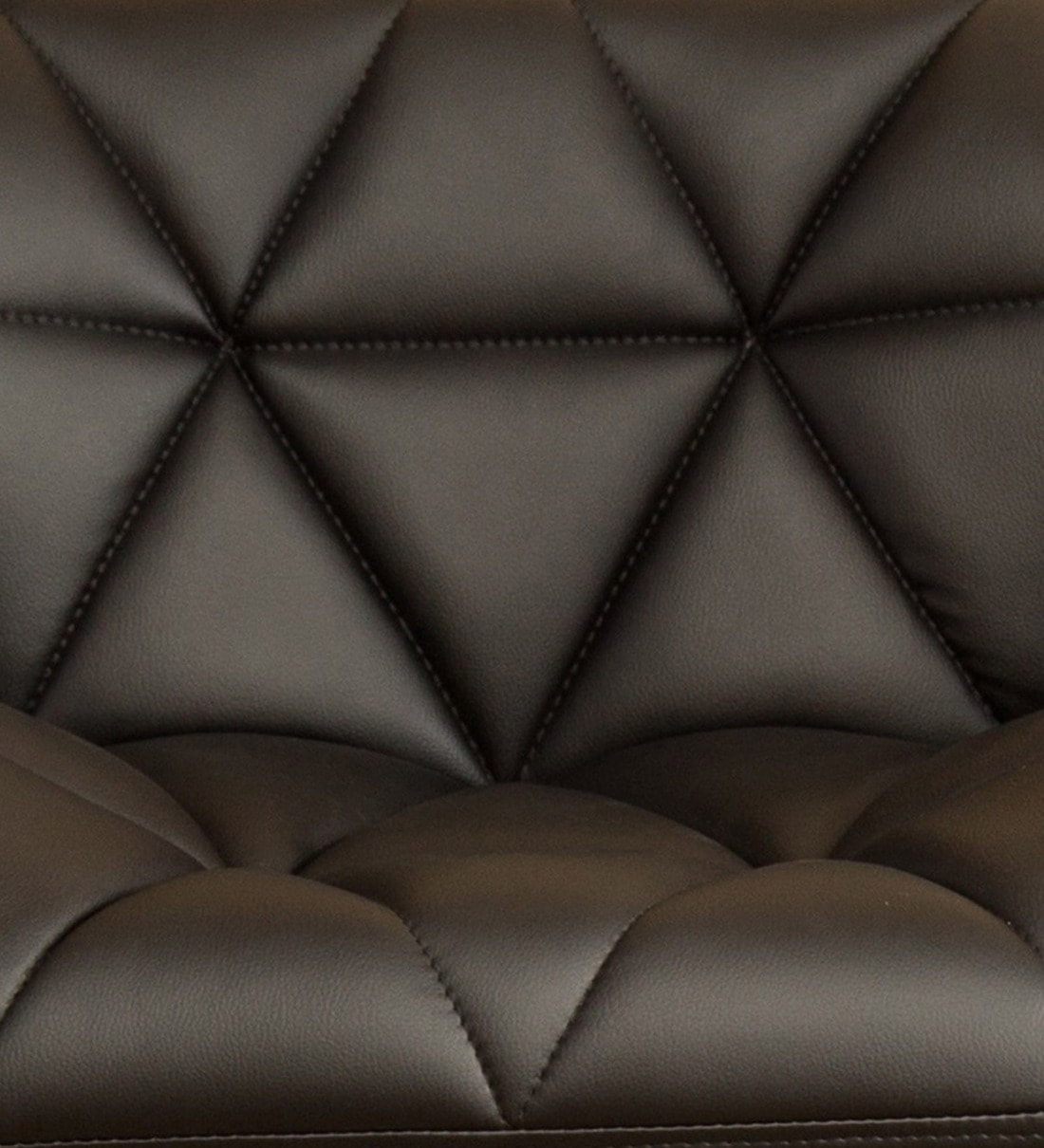 Leather Padded Adjustable Metal Barstool - left_view