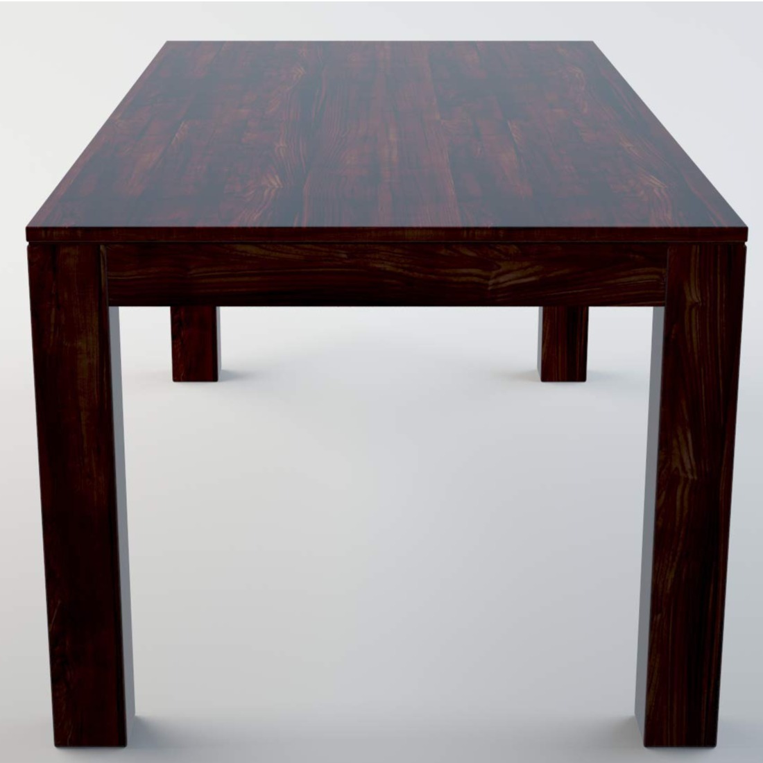 Segur Pure Sheesham Wooden 6 Seater Dining Table Set - front_view