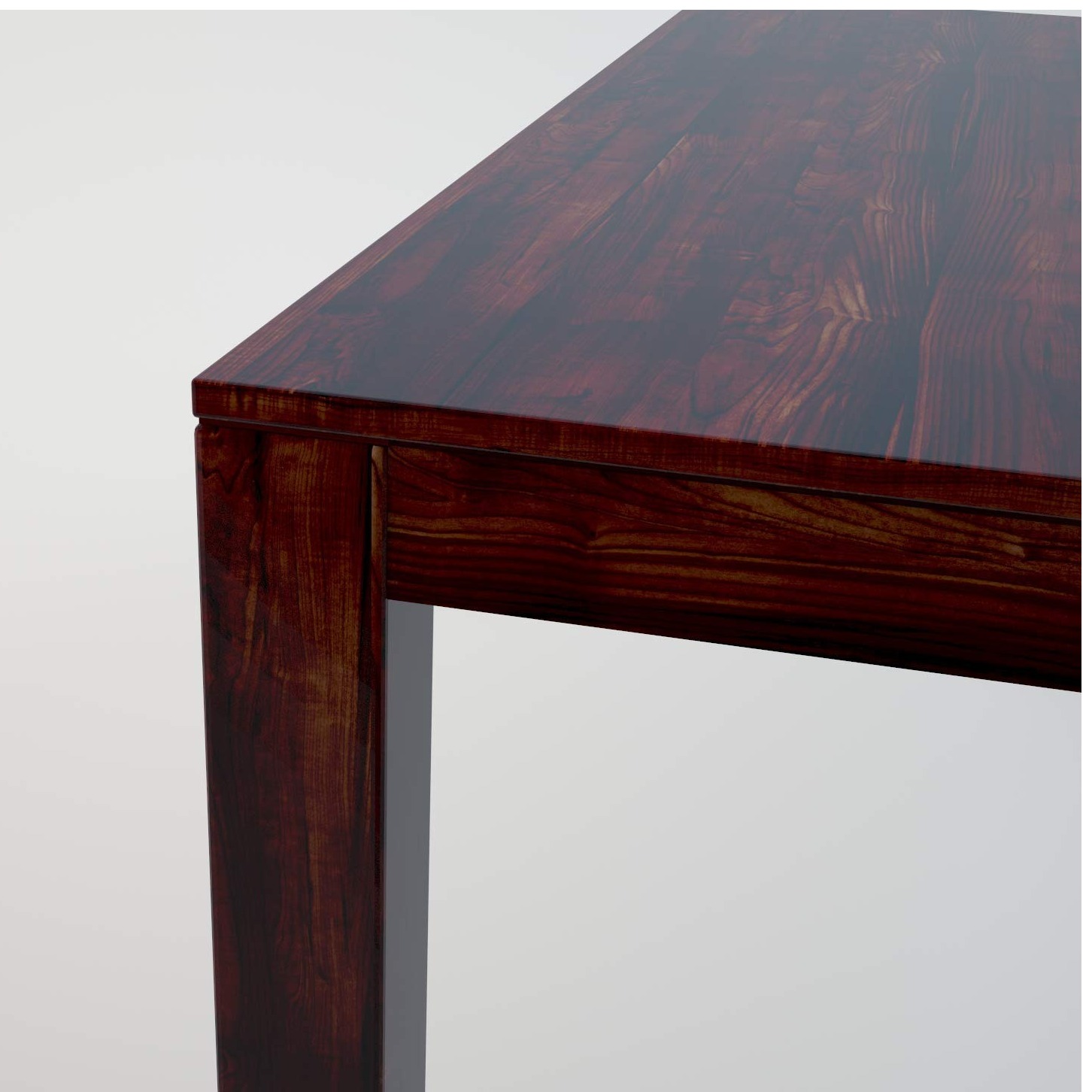 Segur Pure Sheesham Wooden 6 Seater Dining Table Set - left_view