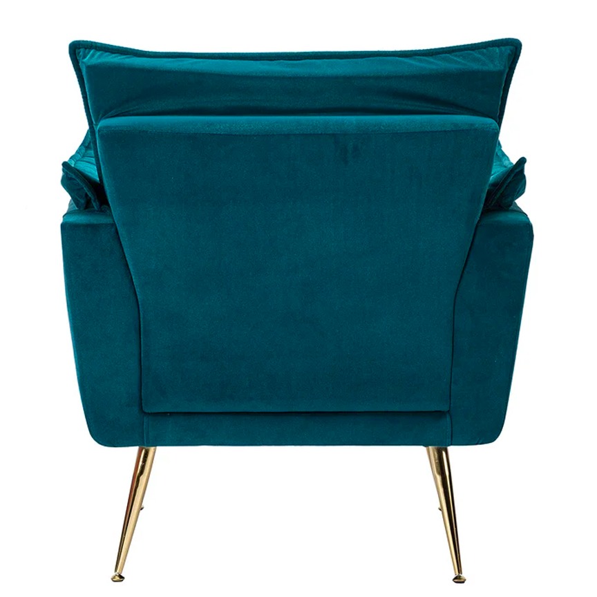 Mide Accent Chair(Blue color) - left_view