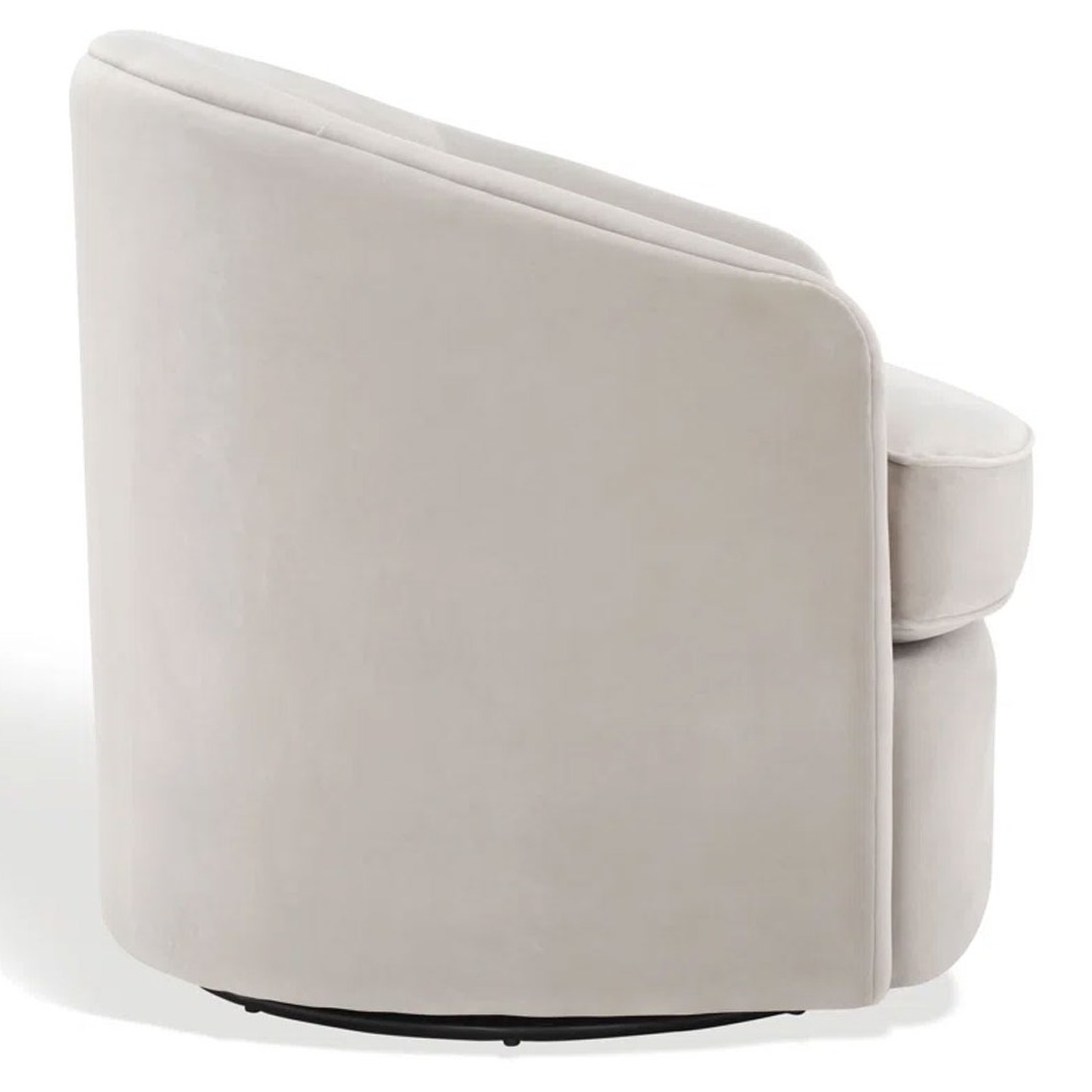 Hila Upholstered Barrel Chair - rear_view